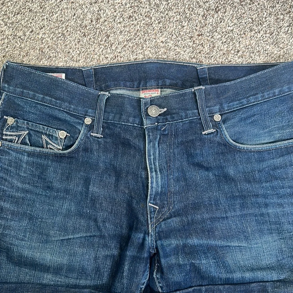 True religion blue jeans size 38